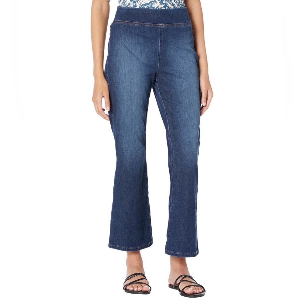 NWT We The Free Free People In My Feelings Mid Rise Crop Boot Cut Jeans Size M